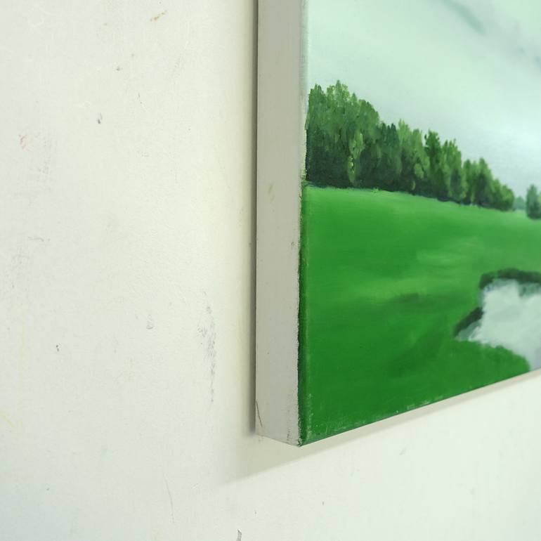 Original Impressionism Landscape Painting by Leni Winkelmann