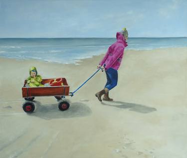 Original Beach Paintings by Leni Winkelmann