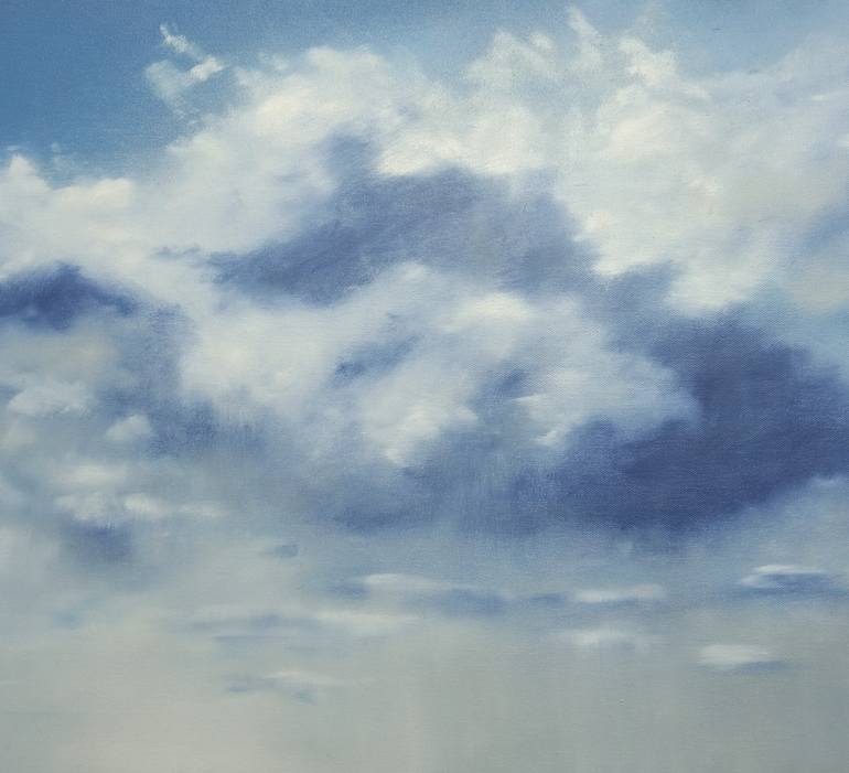 Original Modernism Seascape Painting by Leni Winkelmann