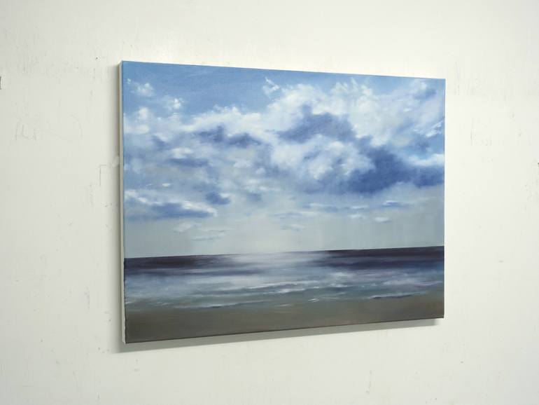 Original Modernism Seascape Painting by Leni Winkelmann