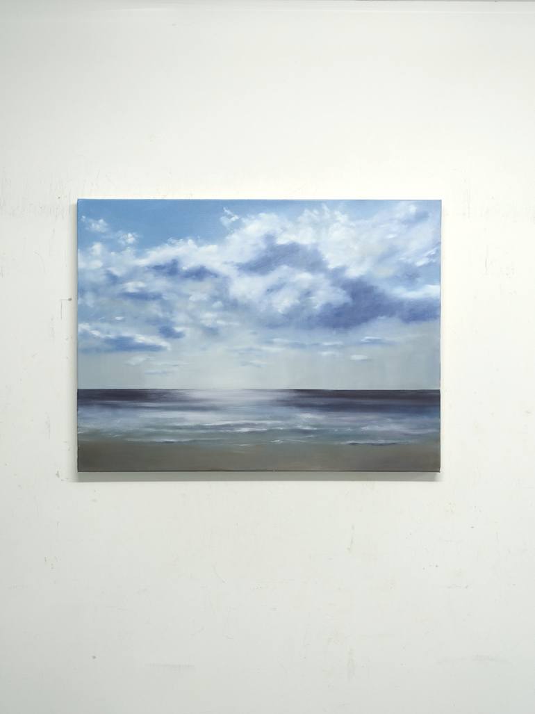 Original Modernism Seascape Painting by Leni Winkelmann