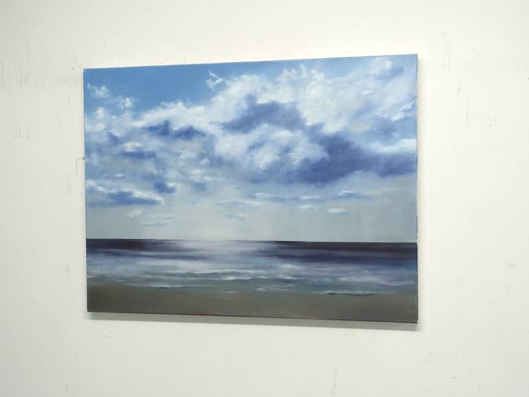 Original Modernism Seascape Painting by Leni Winkelmann