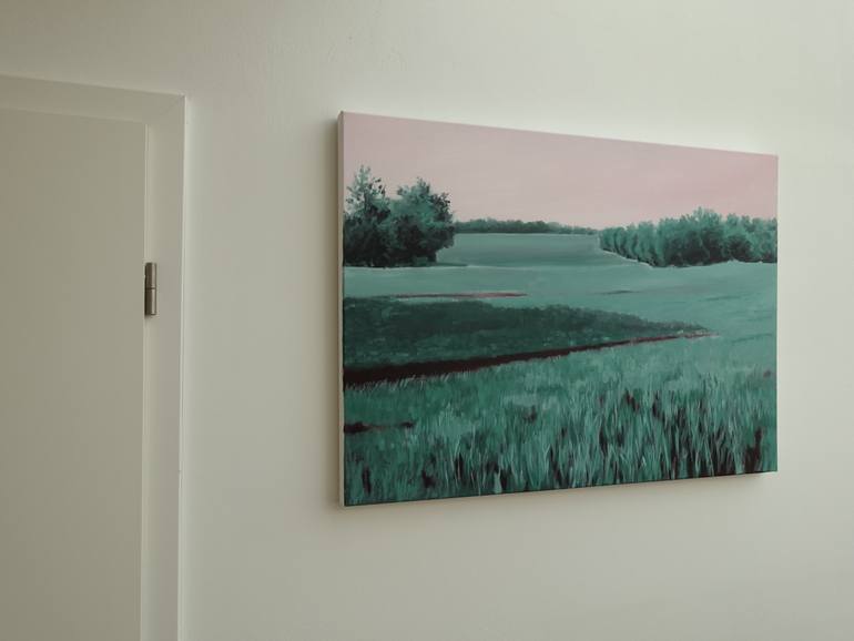 Original Impressionism Landscape Painting by Leni Winkelmann