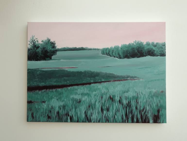 Original Impressionism Landscape Painting by Leni Winkelmann