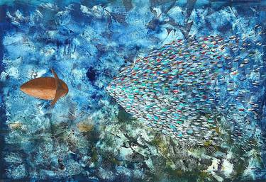 Original Conceptual Animal Painting by Fabrizio Madonia