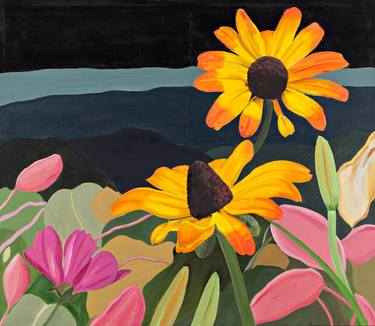 Original Photorealism Floral Paintings by Brian Adgate