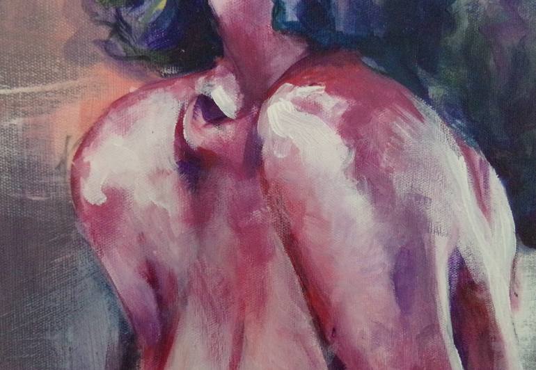 Original Figurative Women Painting by Camille Alazet