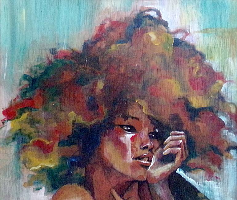 Original Women Painting by Camille Alazet