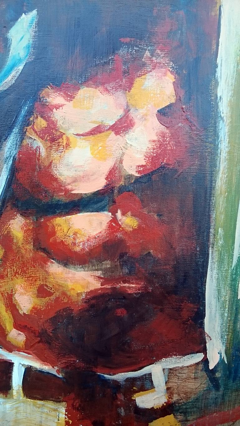 Original Expressionism Pop Culture/Celebrity Painting by Camille Alazet