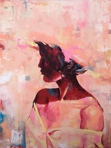 Original Figurative Women Paintings by Camille Alazet