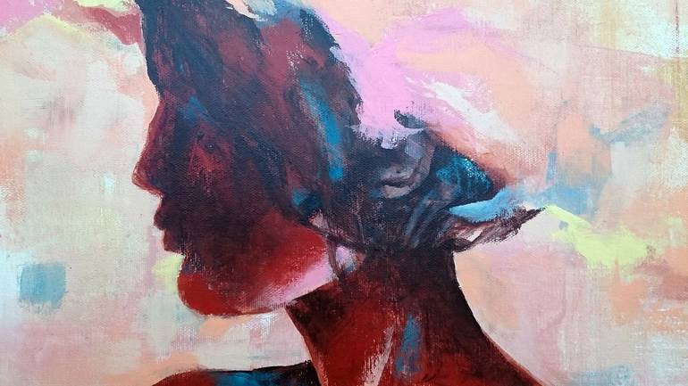 Original Women Painting by Camille Alazet