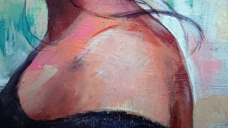 Original Figurative Women Painting by Camille Alazet