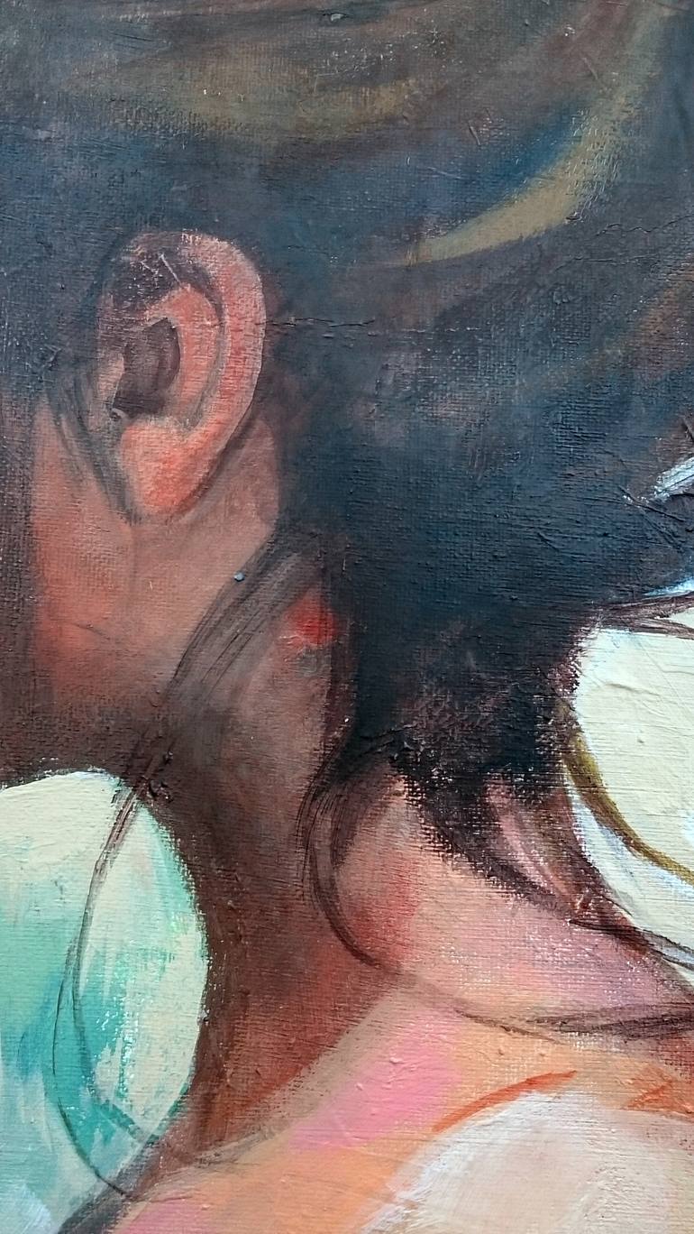 Original Figurative Women Painting by Camille Alazet