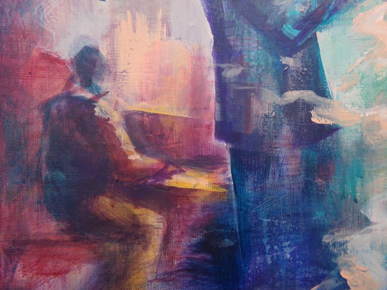 Original Expressionism Music Painting by Camille Alazet