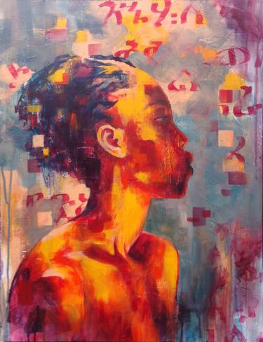 Original Figurative World Culture Paintings by Camille Alazet