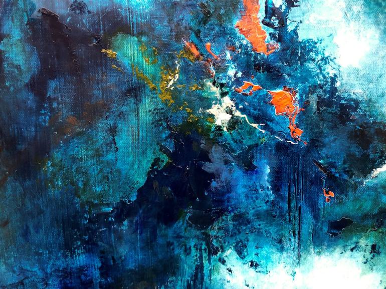 Original Abstract Painting by Isabelle Mispelon