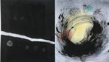 Original Abstract Drawings by Aase Hoejer