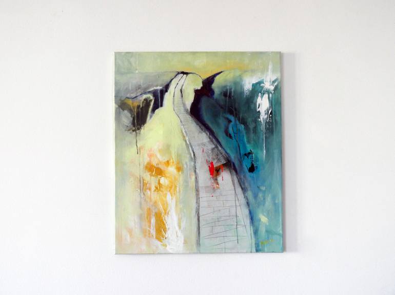 Original Abstract Expressionism Abstract Painting by Georgi Nikov