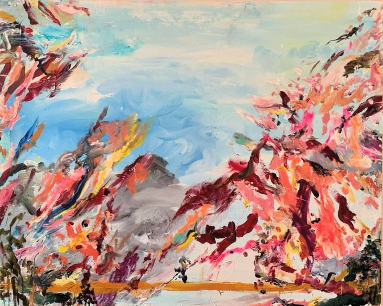 Original Abstract Expressionism Abstract Painting by Nicholas Conlon