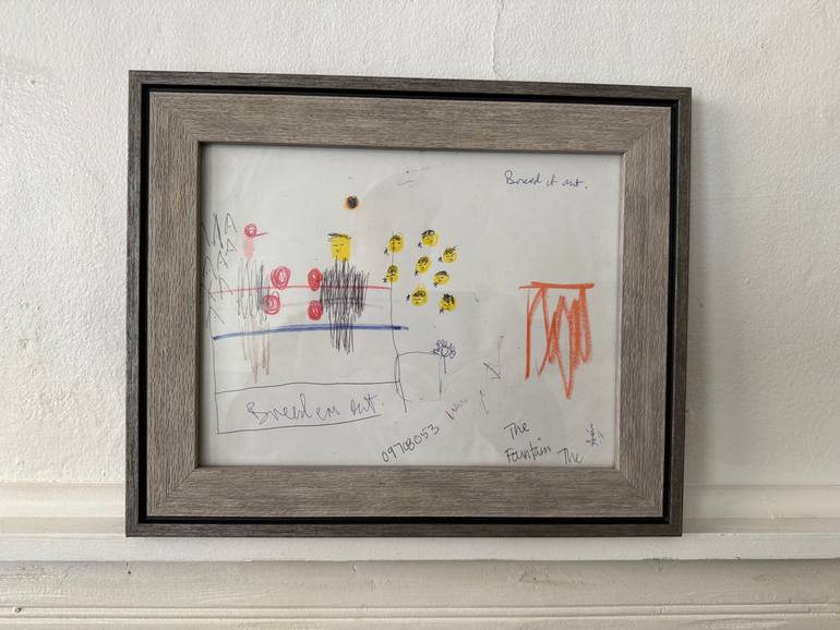 Original Abstract Expressionism Pop Culture/Celebrity Drawing by Nicholas Conlon