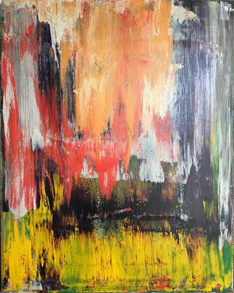 Original Abstract Expressionism Abstract Painting by Nicholas Conlon