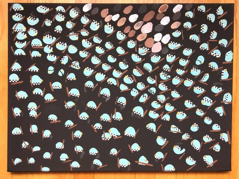 Original Abstract Expressionism Abstract Painting by Nicholas Conlon