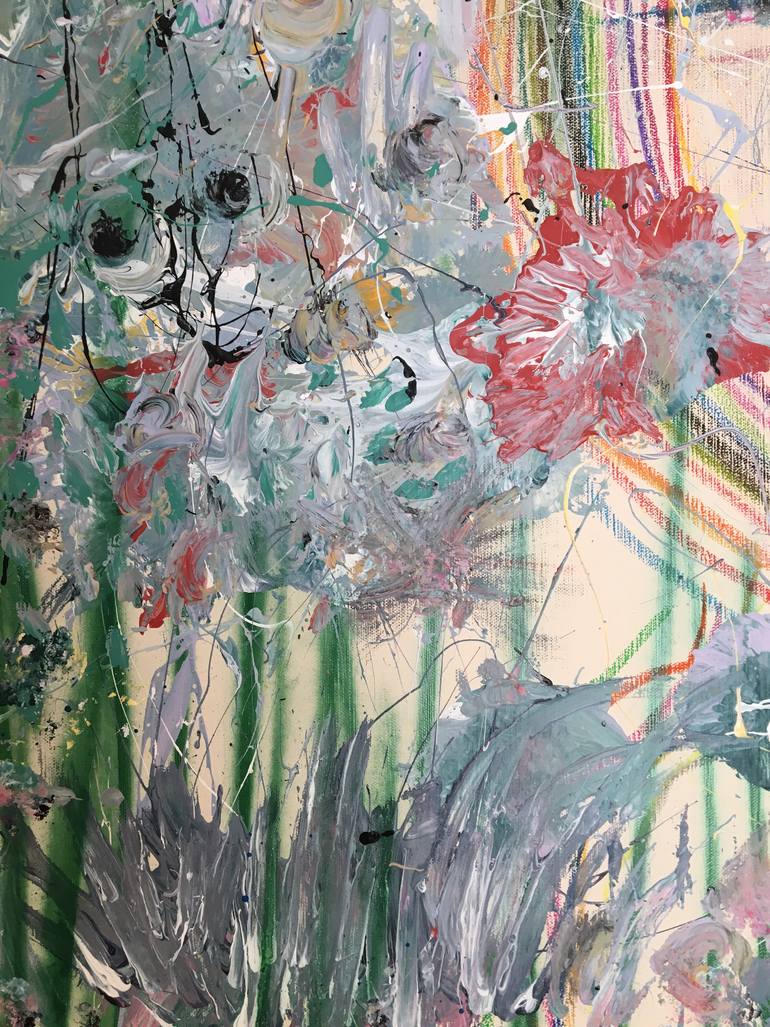 Original Abstract Expressionism Abstract Painting by Nicholas Conlon