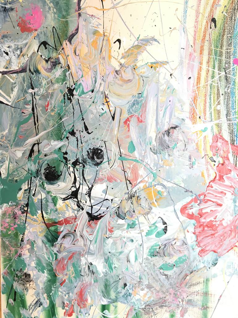 Original Abstract Expressionism Abstract Painting by Nicholas Conlon