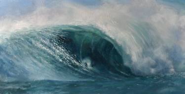 Print of Impressionism Seascape Paintings by Trevor Salisbury
