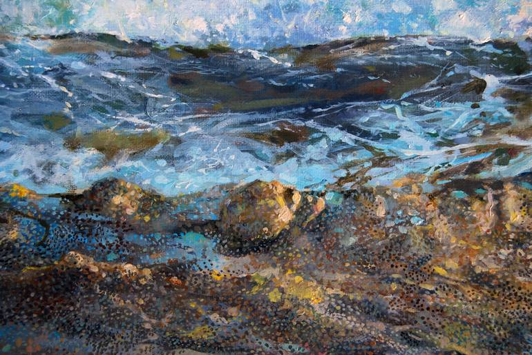 Original Fine Art Seascape Painting by Trevor Salisbury