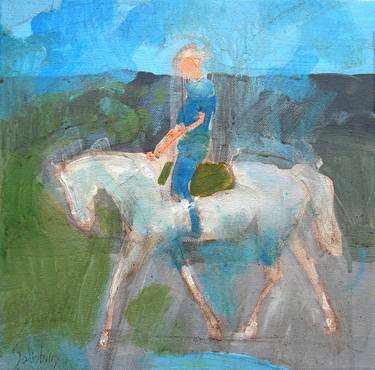 Print of Fine Art Horse Paintings by Trevor Salisbury