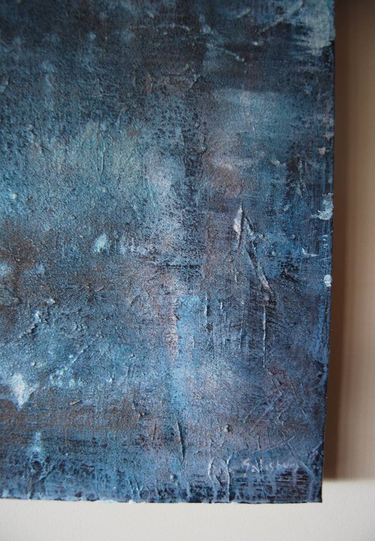 Original Abstract Cities Painting by Trevor Salisbury