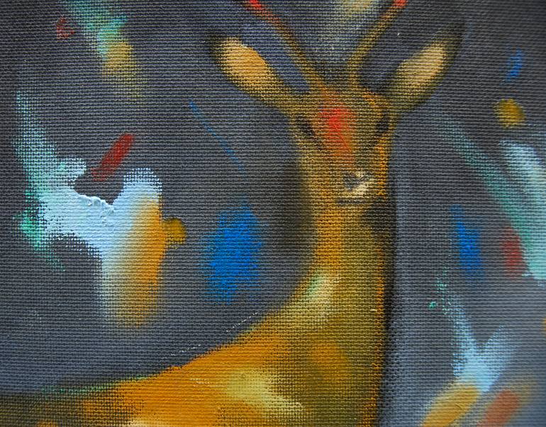 Original Impressionism Animal Painting by Trevor Salisbury