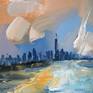 "Gold Coast on my mind" is a sumptuous oil painting on stretched canvas ready to hang. Down the road from where I live. A beautiful place! It has a palatial, rich tonal key. Expressive textural depth and movement.