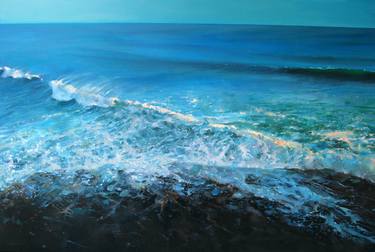 Print of Seascape Paintings by Trevor Salisbury