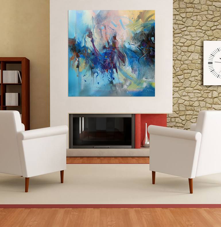 Original Abstract Painting by Trevor Salisbury