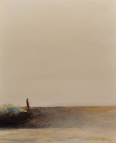Print of Minimalism Seascape Paintings by Trevor Salisbury