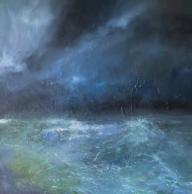 Print of Impressionism Seascape Paintings by Trevor Salisbury
