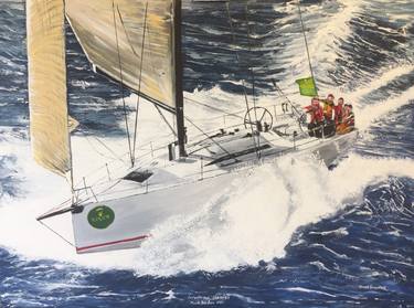 Print of Fine Art Yacht Paintings by Stuart Greenfield