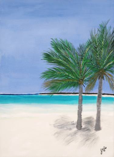 Original Impressionism Beach Paintings by Julie Westmore