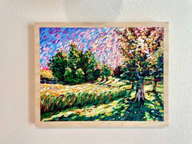Original Impressionism Landscape Painting by Amanda Wilharm