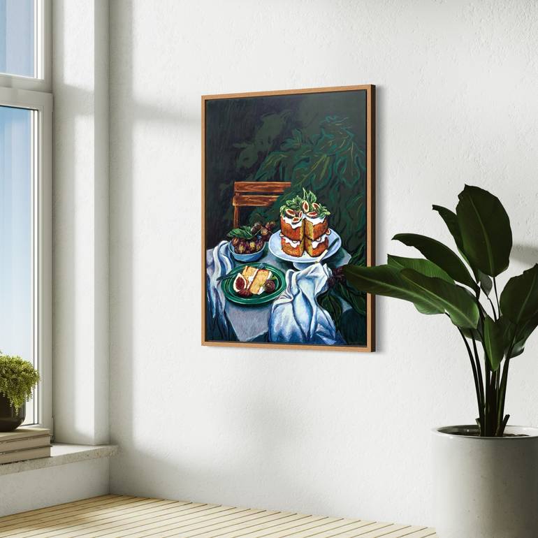 Original Impressionism Still Life Painting by Amanda Wilharm