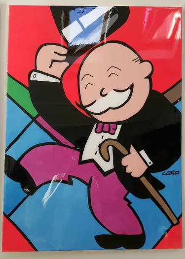 Original Pop Art Cartoon Paintings by Loro Eire