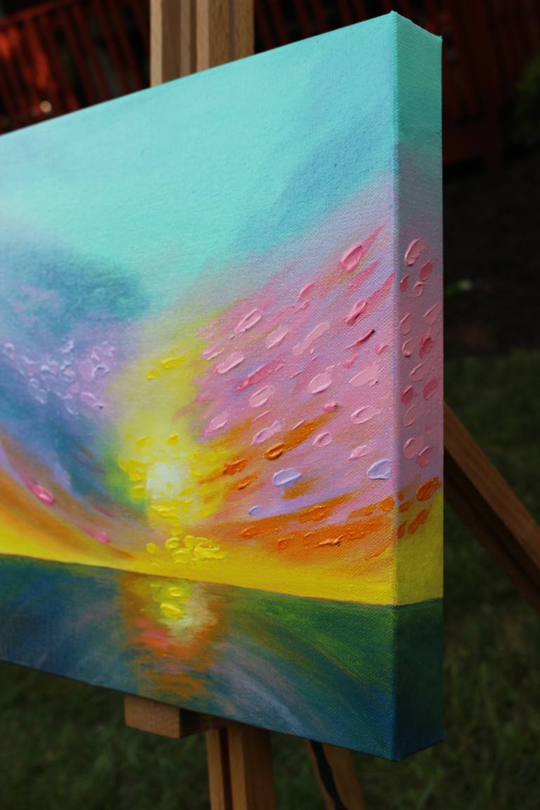 Original Abstract Landscape Painting by Vanessa Sharp Multon