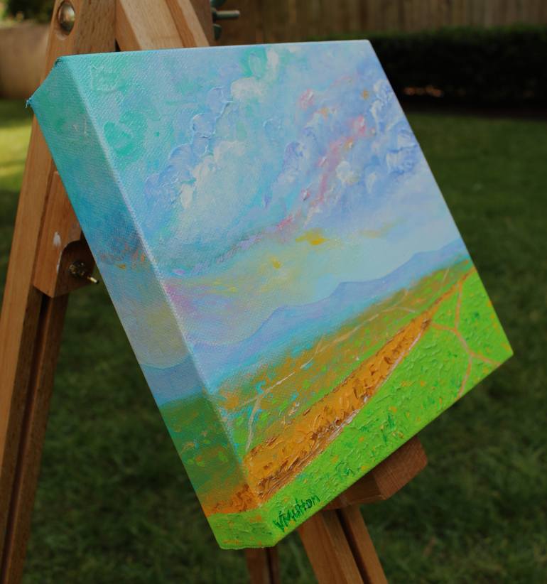Original Impressionism Landscape Painting by Vanessa Sharp Multon