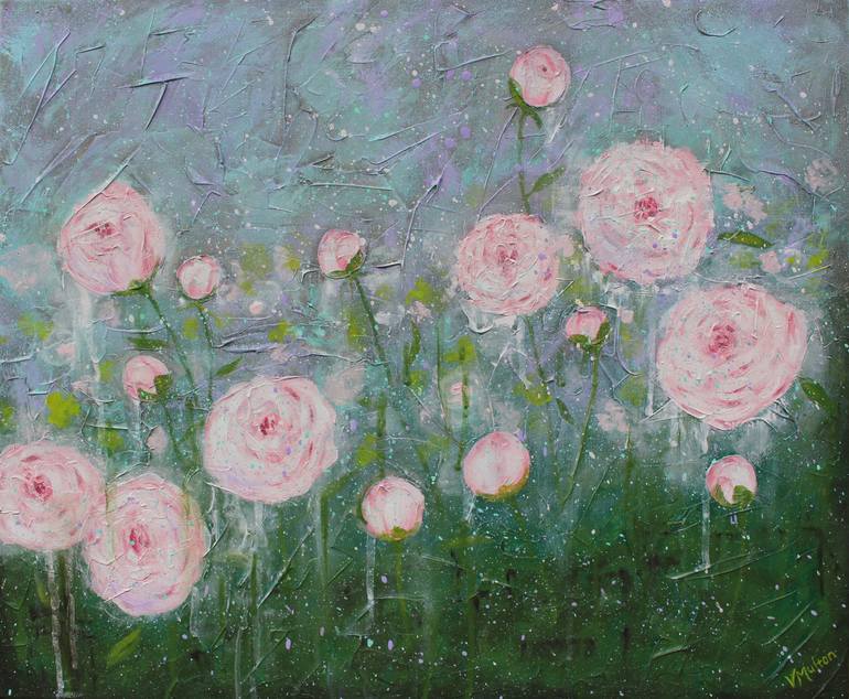 June Blooms Painting by Vanessa Sharp Multon | Saatchi Art