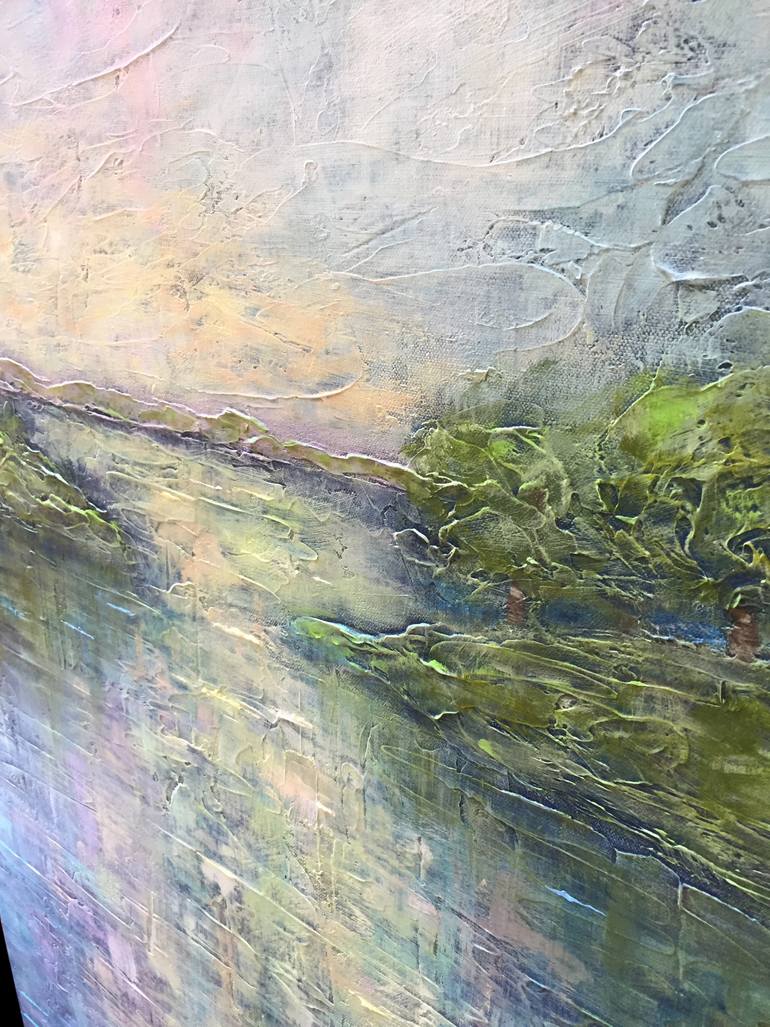 Original Expressionism Landscape Painting by Vanessa Sharp Multon