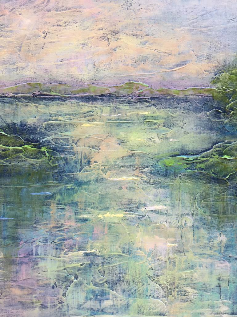 Original Expressionism Landscape Painting by Vanessa Sharp Multon