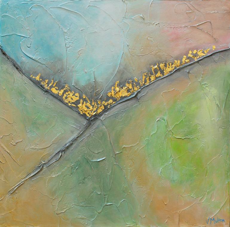 Original Abstract Expressionism Abstract Painting by Vanessa Sharp Multon