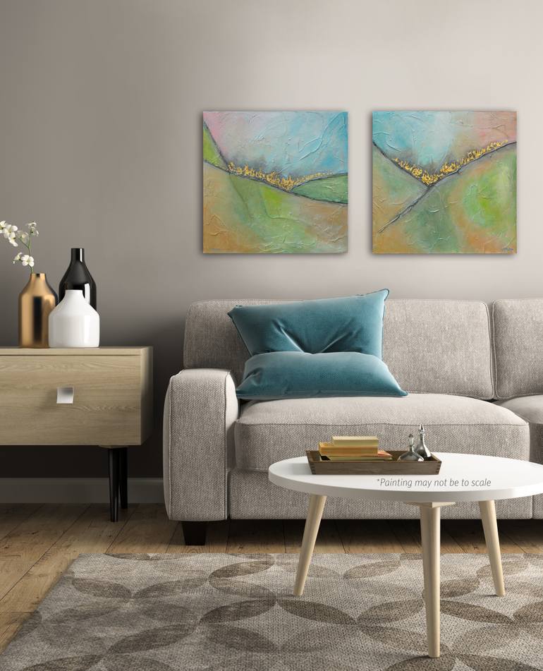 Original Abstract Expressionism Abstract Painting by Vanessa Sharp Multon